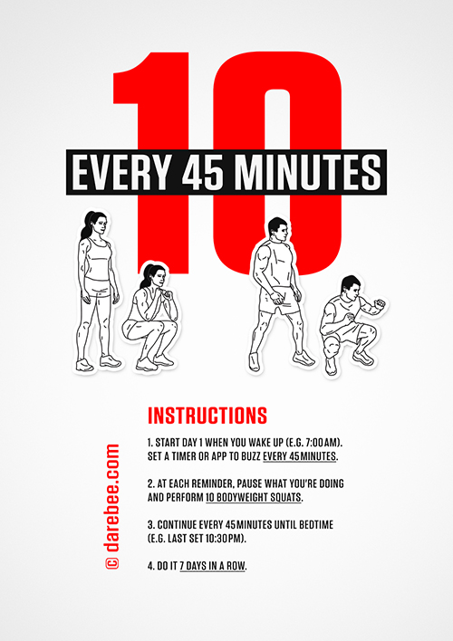 Squats 45 challenge intro
