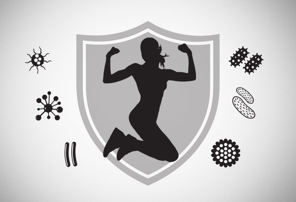 Boost immune system with exercise