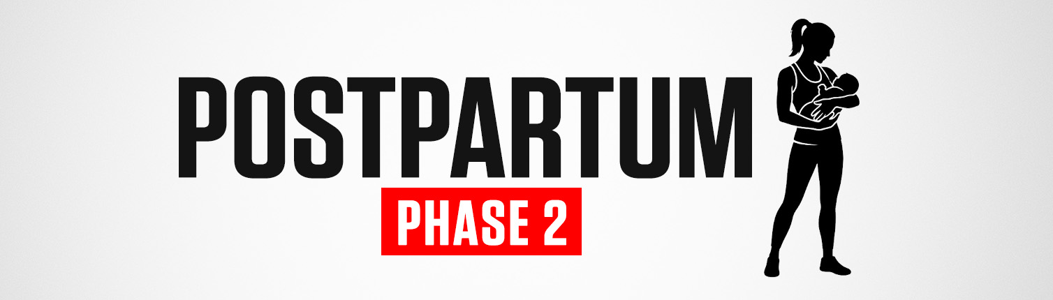 Postpartum Training Plan | Phase 2 - training plan weekly schedule