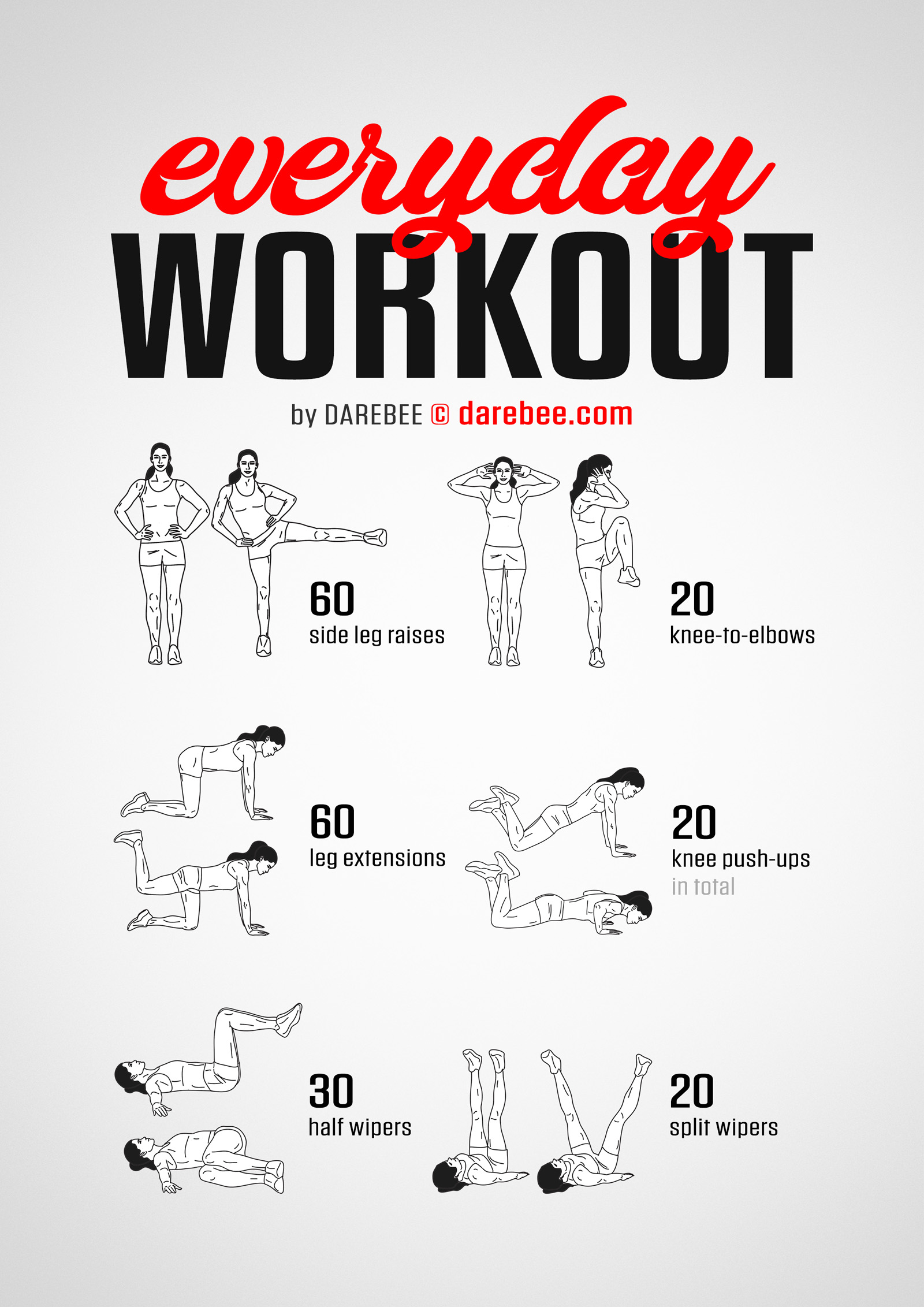 Everyday Workout by Darebee