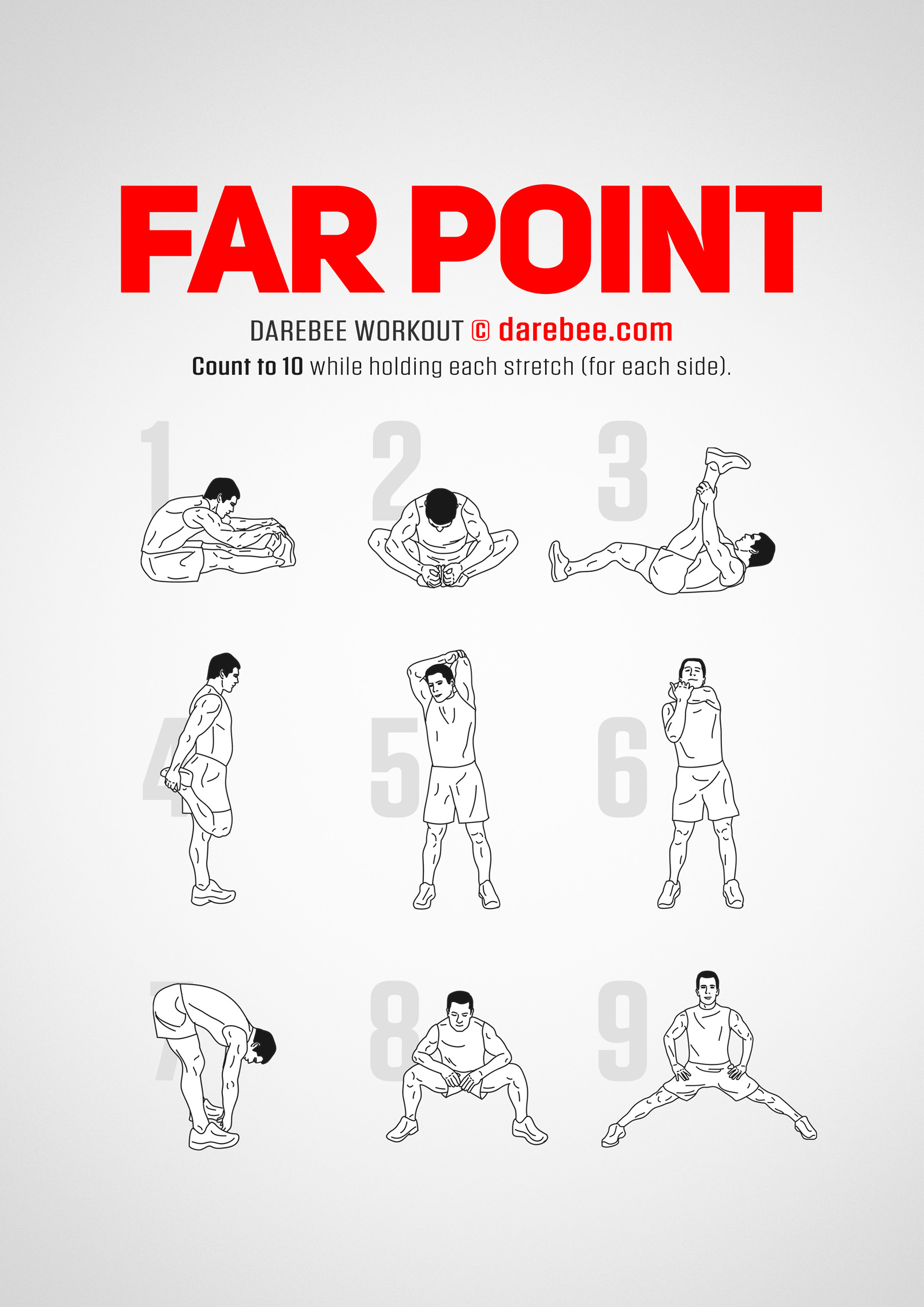 Farpoint Workout - complete workout card with exercises and reps