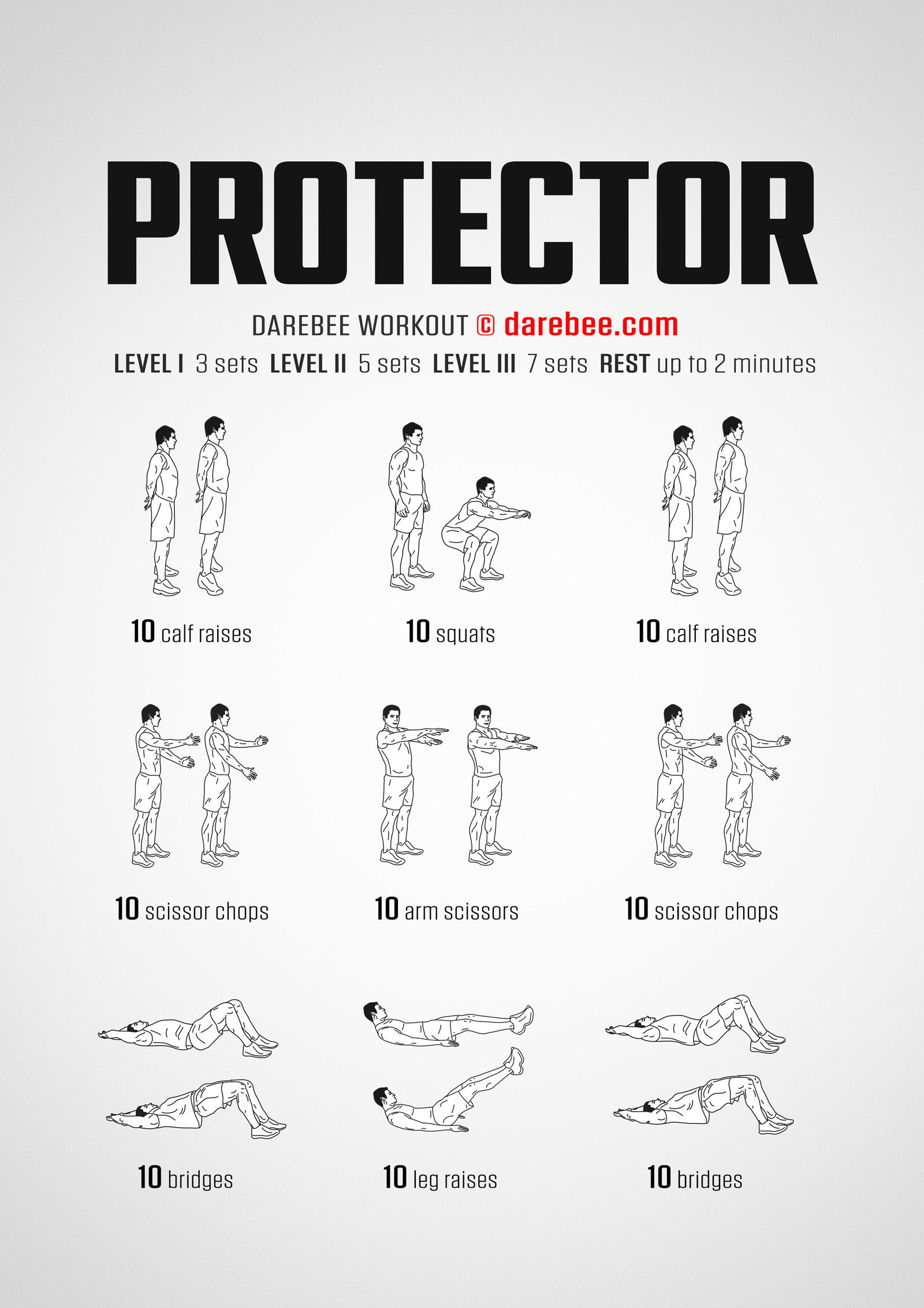 Protector is a Free Full Body Darebee workout.