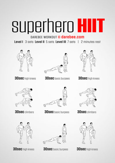 Superhero HIIT Workout Superhero HIIT Workout