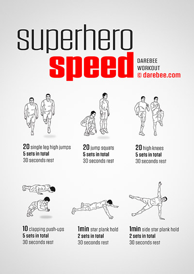 Superhero Speed Workout Superhero Speed Workout
