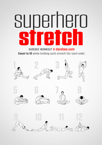 Superhero Stretch Workout Superhero Stretch Workout