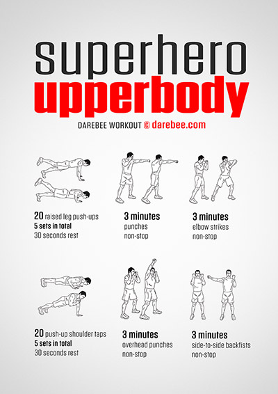 Superhero Upperbody Workout Superhero Upperbody Workout